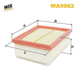 WA9982 WIX Воздушный фильтр двигателя