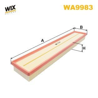 WA9983 WIX Воздушный фильтр двигателя