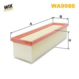 WA9986 WIX Воздушный фильтр двигателя
