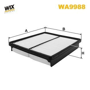WA9988 WIX Воздушный фильтр двигателя