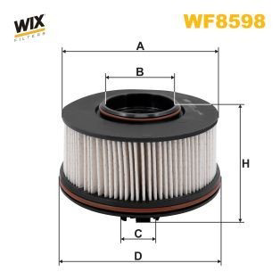 WF8598 WIX Фильтр топлива