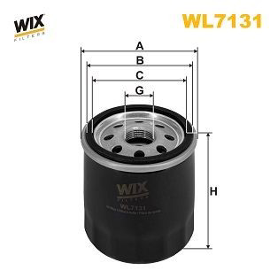 WL7131 WIX Масляный фильтр двигателя