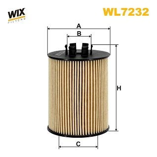 WL7232 WIX Масляный фильтр двигателя