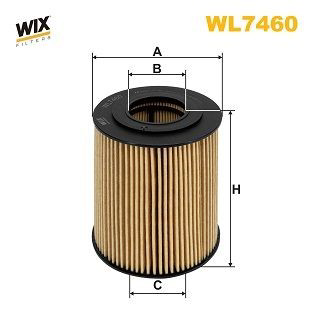 WL7460 WIX Масляный фильтр двигателя