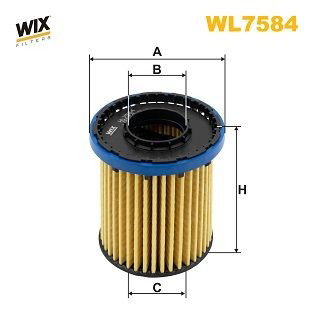 WL7584 WIX Масляный фильтр двигателя