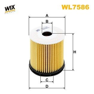 WL7586 WIX Масляный фильтр двигателя