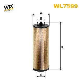 WL7599 WIX Масляный фильтр двигателя