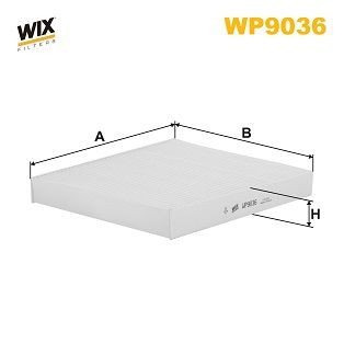 WP9036 WIX Внутрисалонный фильтр