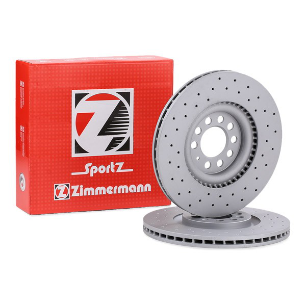 100124052 Zimmermann Диск тормозной передний
