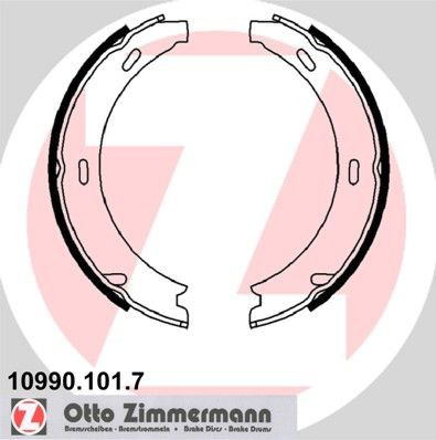 109901017 Zimmermann Тормозные колодки ручника