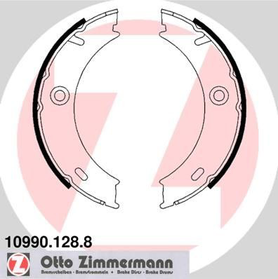 109901288 Zimmermann Тормозные колодки ручника