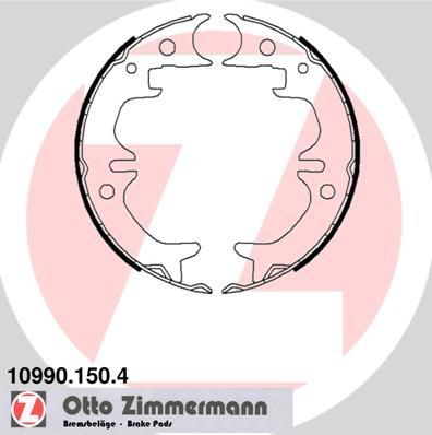 109901504 Zimmermann Тормозные колодки ручника