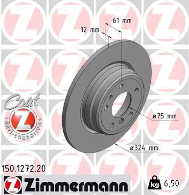 150127220 Zimmermann Дисковый тормоз