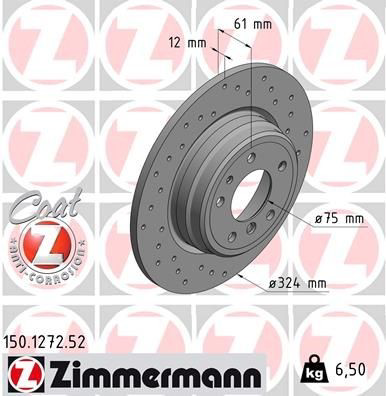 150127252 Zimmermann Дисковый тормоз