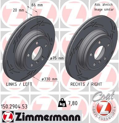 150290453 Zimmermann Дисковый тормоз