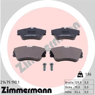 214791901 Zimmermann Колодки передние