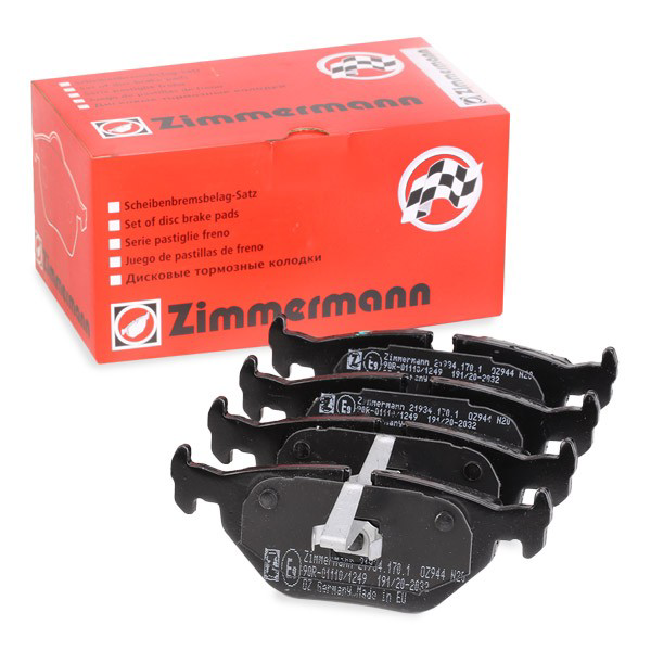 219341701 Zimmermann Колодки тормозные дисковые комплект