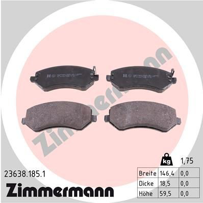 236381851 Zimmermann Колодки передние