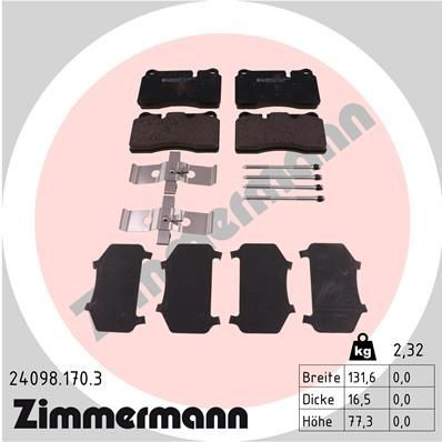 240981703 Zimmermann Колодки передние