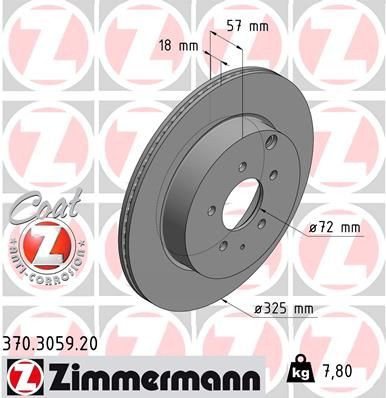 370305920 Zimmermann Дисковый тормоз
