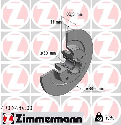 470243400 Zimmermann Дисковый тормоз