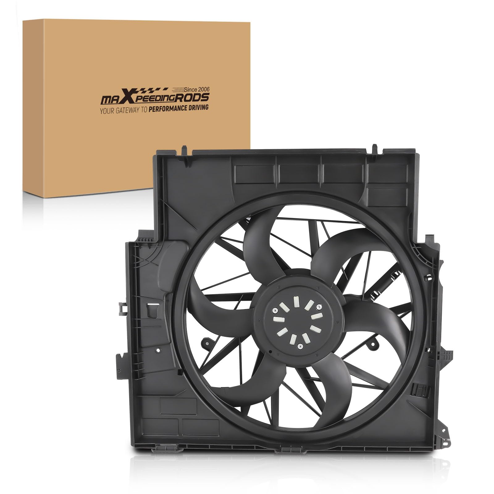 Диффузор радиатора охлаждения в сборе с мотором и крыльчаткой Polcar 20X123W1 цена, от 188.32 USD