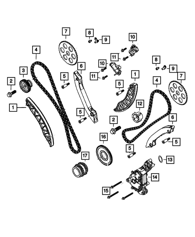 K68147413AA Fiat/Alfa/Lancia Звезда коленчатого вала