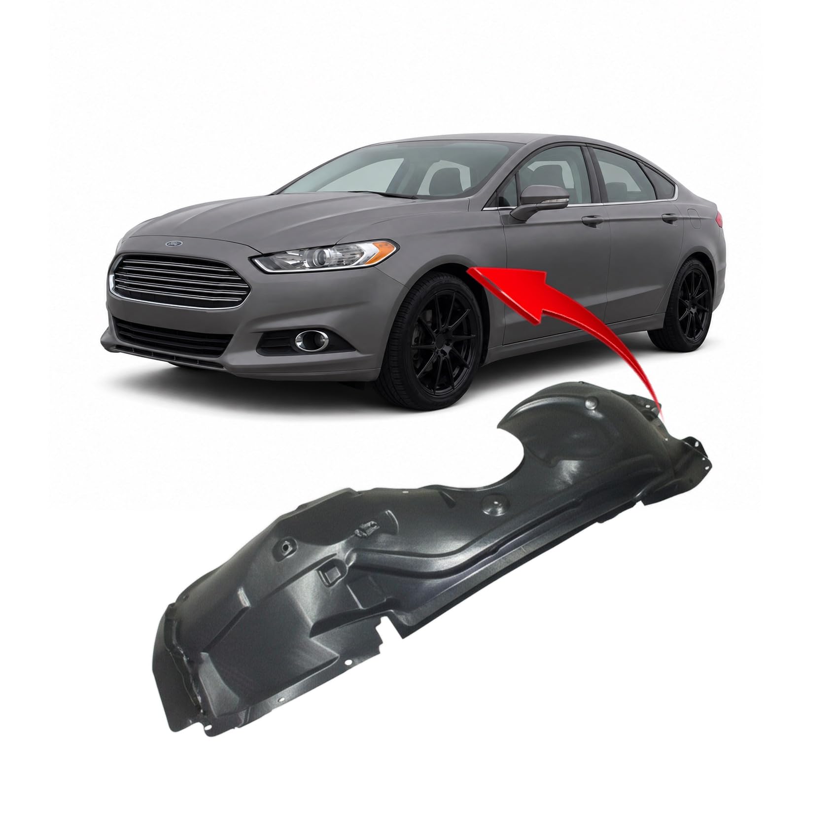 Купить DS73A16115EE Ford Подкрылок передний левый