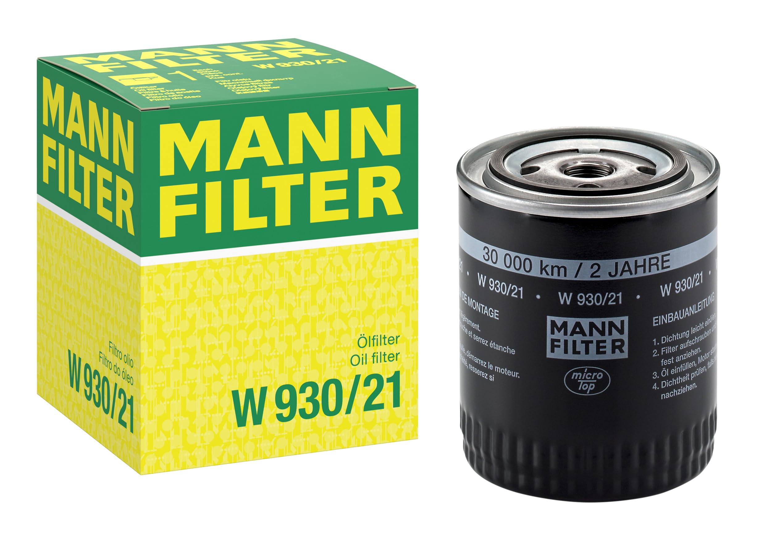 W930 Mann-Filter Масляный фильтр двигателя