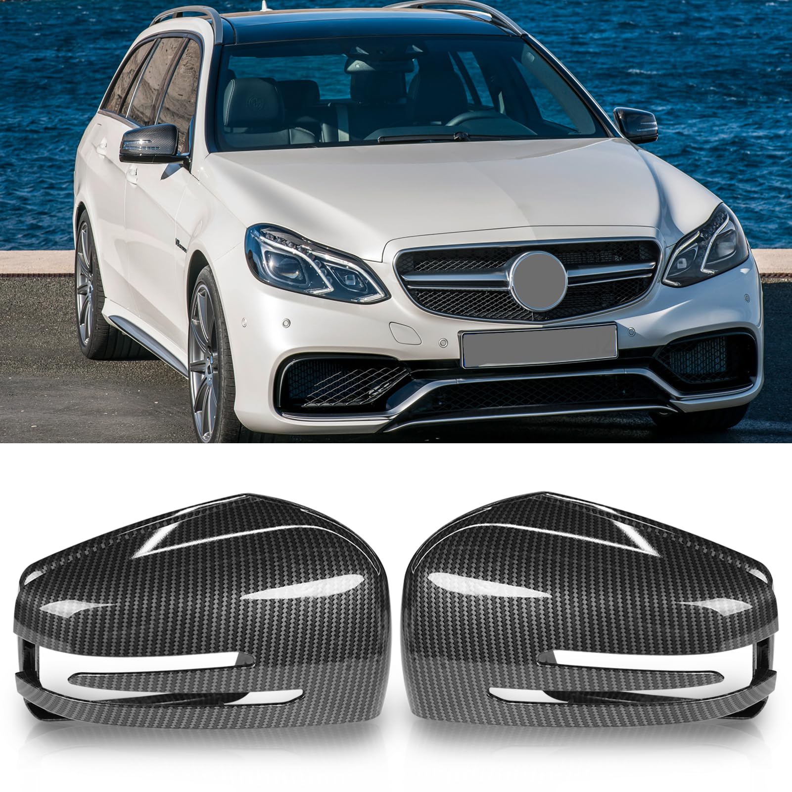 Накладка (крышка) зеркала заднего вида левая 2468110100 Mercedes