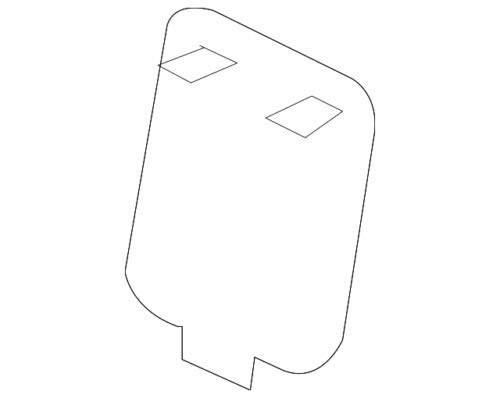 A22188529229999 Mercedes Заглушка бампера буксировочного крюка задняя