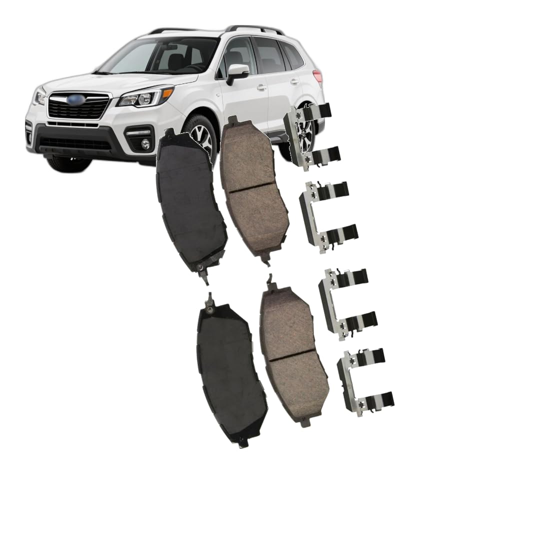 Колодки тормозные передние дисковые SUBARU 26296AG000
