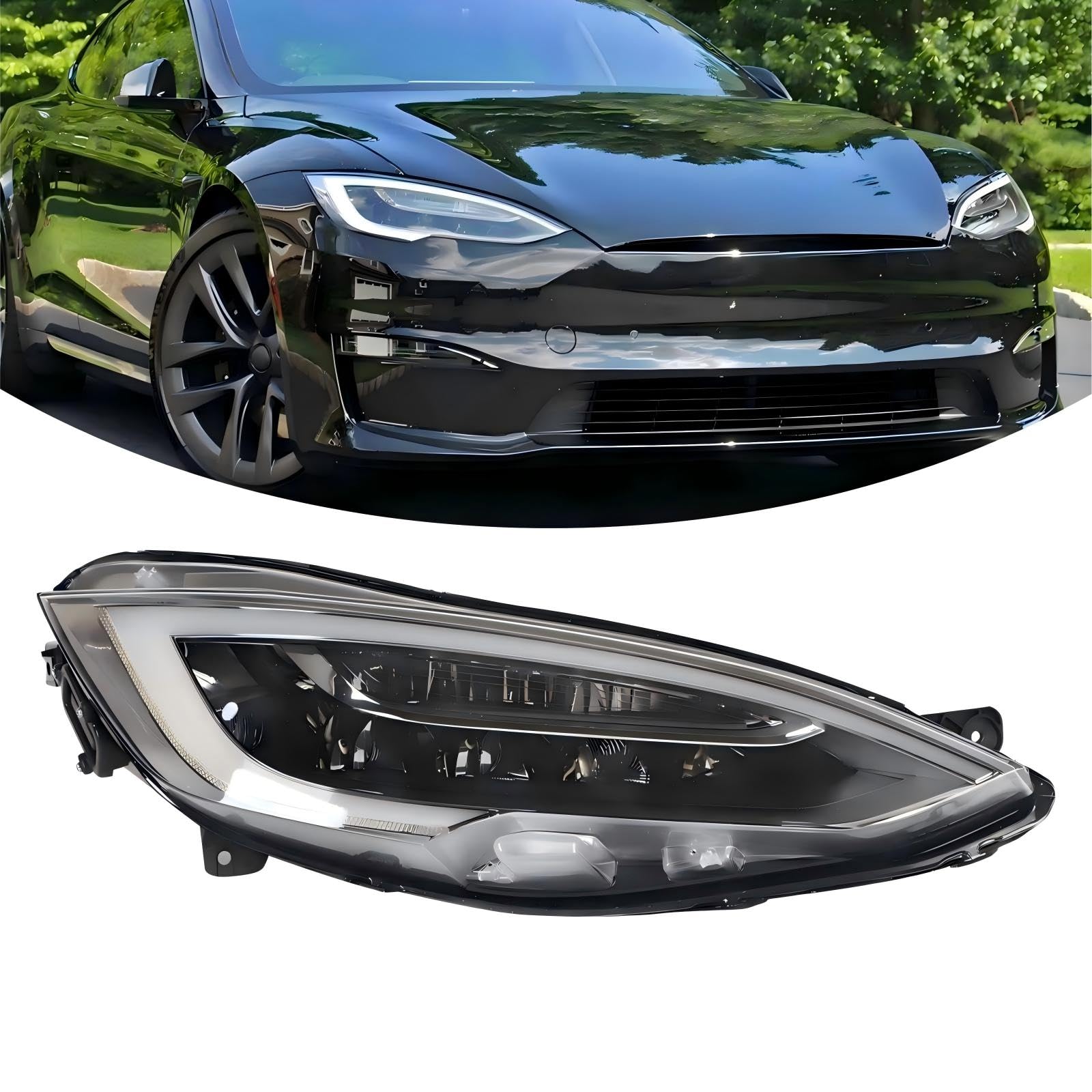 Правая блок фара Tesla Model S лифтбек (5YJS) (2016 - 2026) цена, от 361.08 USD