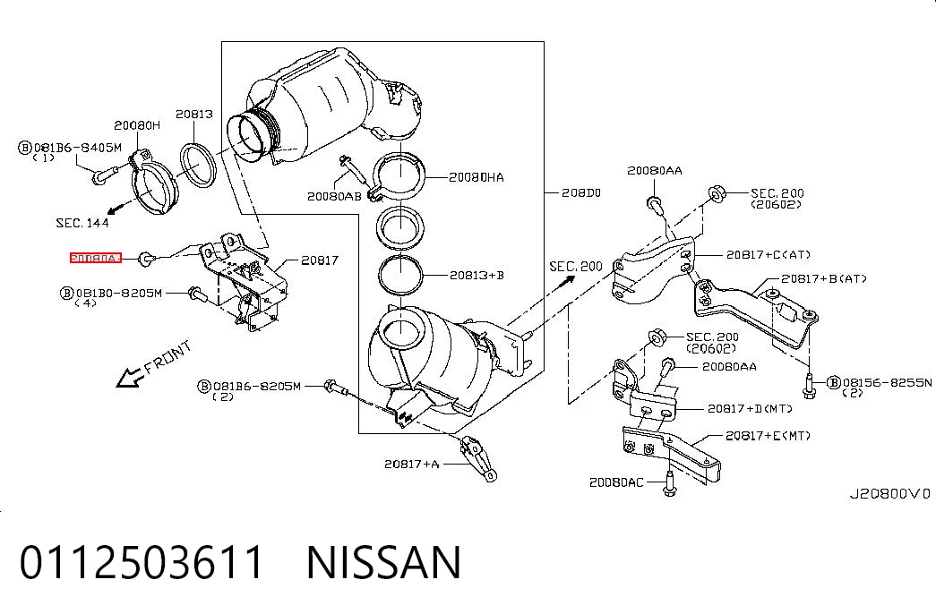 0112503611 Nissan/Infiniti