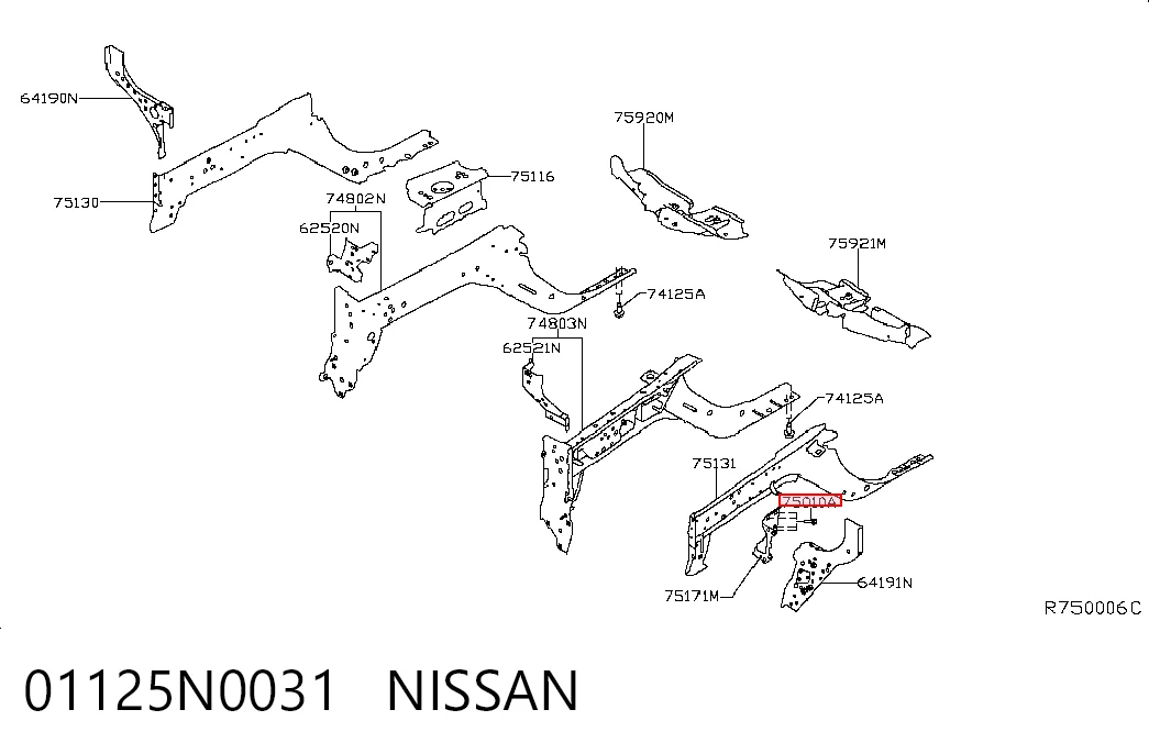 01125N0031 Nissan/Infiniti