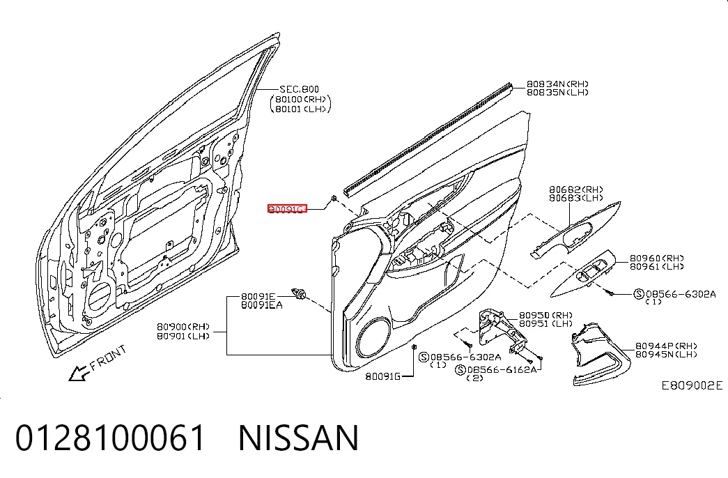 Пистон крепления подкрылка переднего крыла Daihatsu 9018906018000 цена, от 0.79 USD