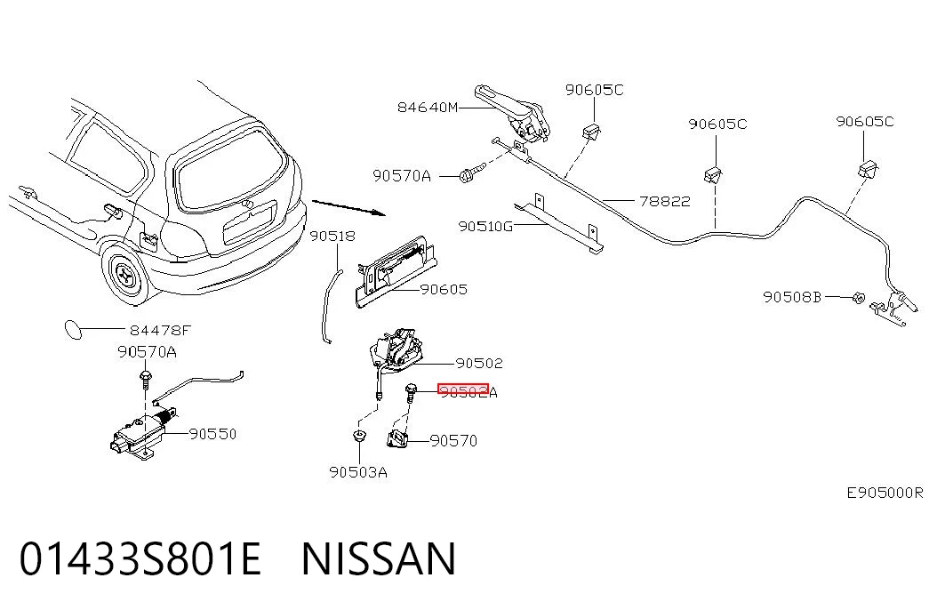 01433S801E Nissan/Infiniti