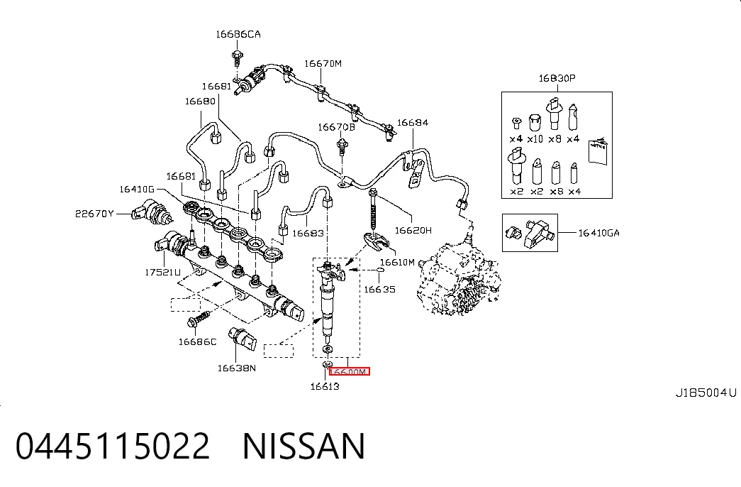 Топливные форсунки на Nissan Qashqai I J10