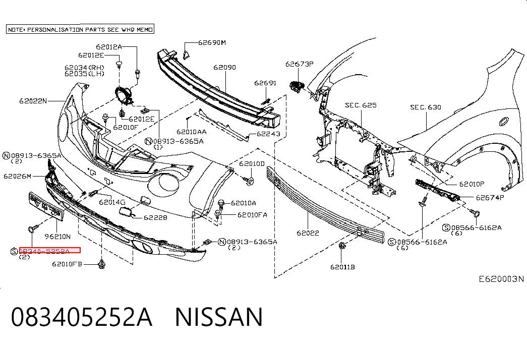 083405252A Nissan/Infiniti