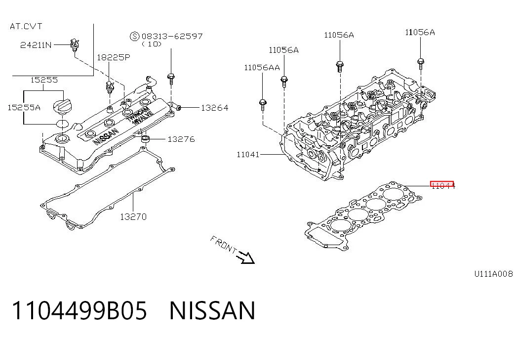 Прокладка ГБЦ Nissan Micra хэтчбек (K11) (1992 - 2003) цена, от 26.81 USD