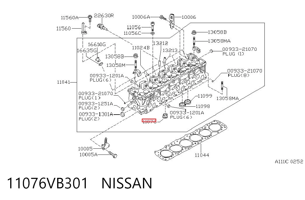 11076VB301 Nissan/Infiniti
