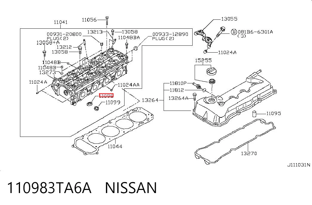 110983TA6A Nissan/Infiniti