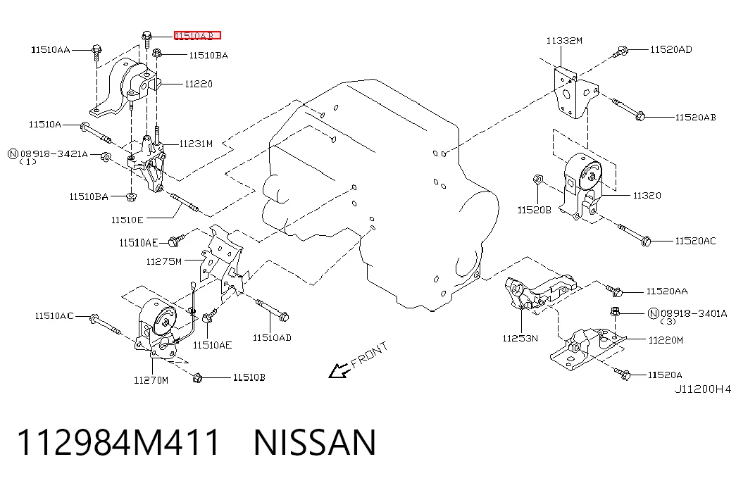 112984M411 Nissan/Infiniti