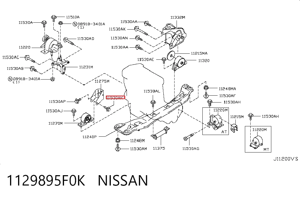 1129895F0K Nissan/Infiniti