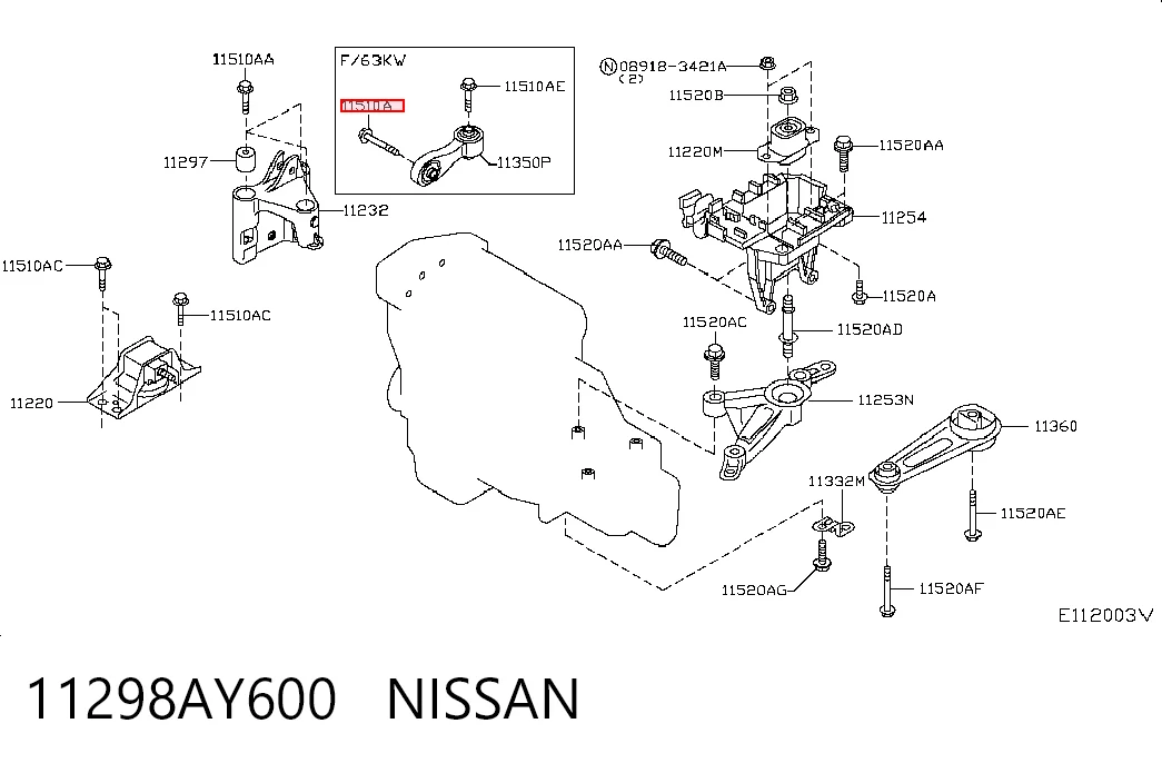 11298AY600 Nissan/Infiniti