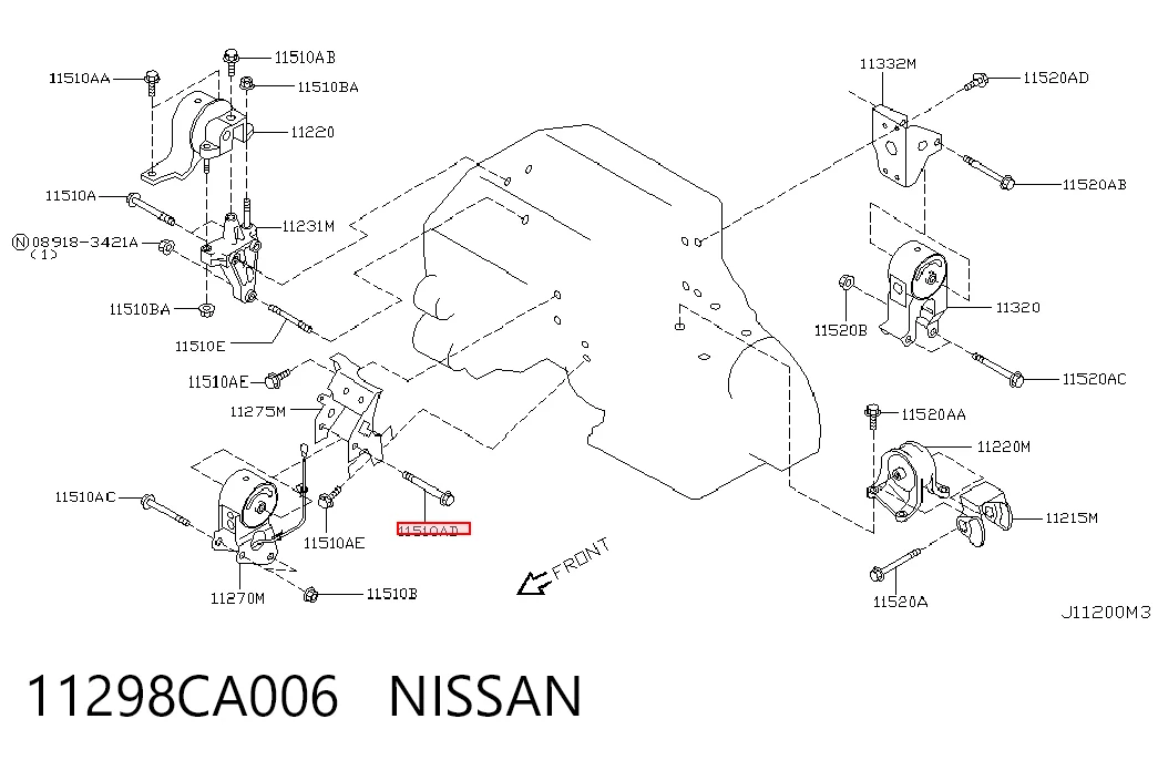 11298CA006 Nissan/Infiniti