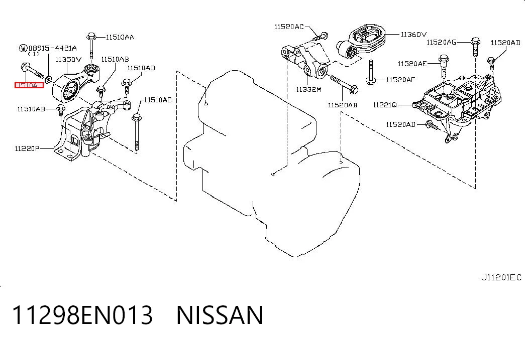 11298EN013 Nissan/Infiniti 