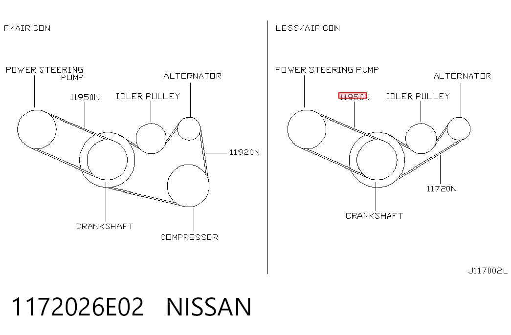  Ремень генератора Nissan Teana 