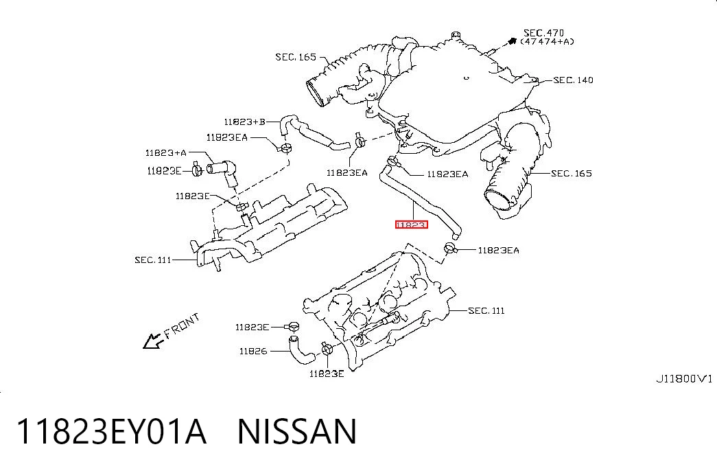 11823EY01A Nissan/Infiniti 