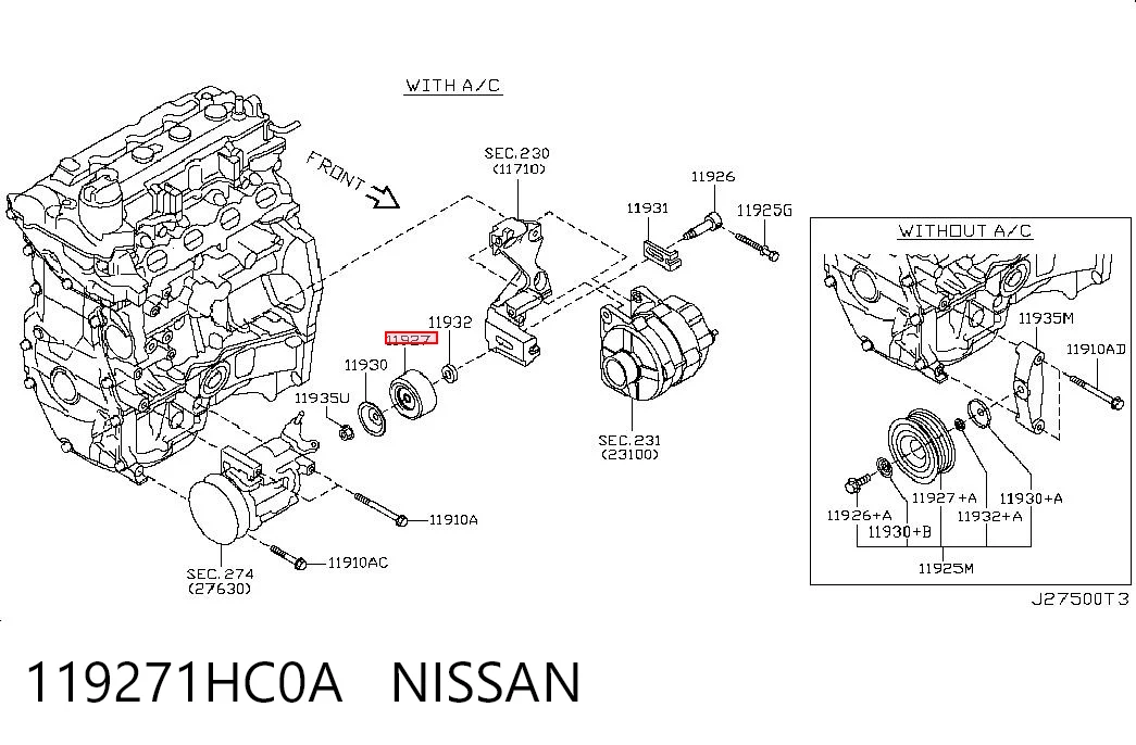 119271HC0A Nissan/Infiniti